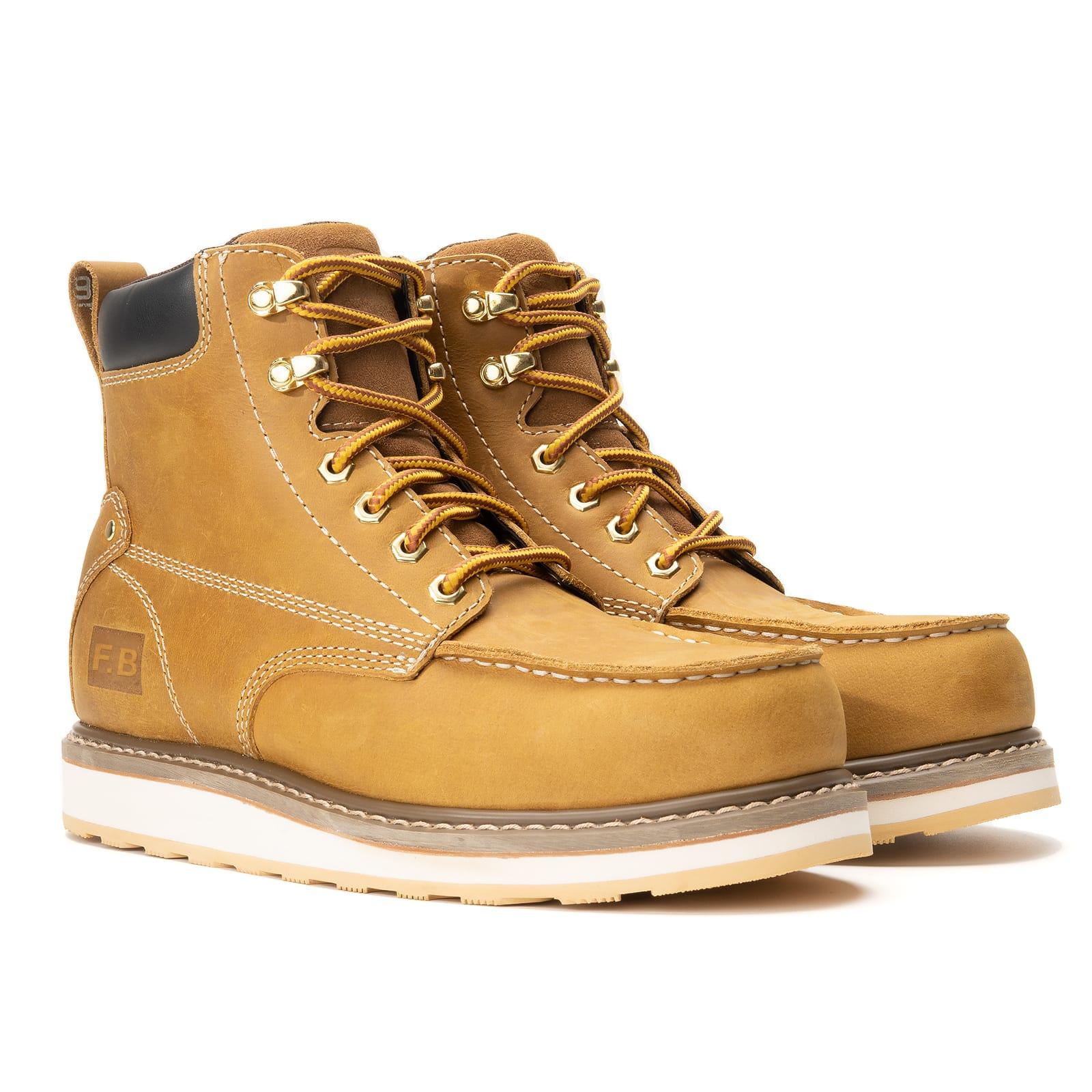 Anti-Fatigue Work Boots with Haiboli Insole and 1500N Static Crush Rating